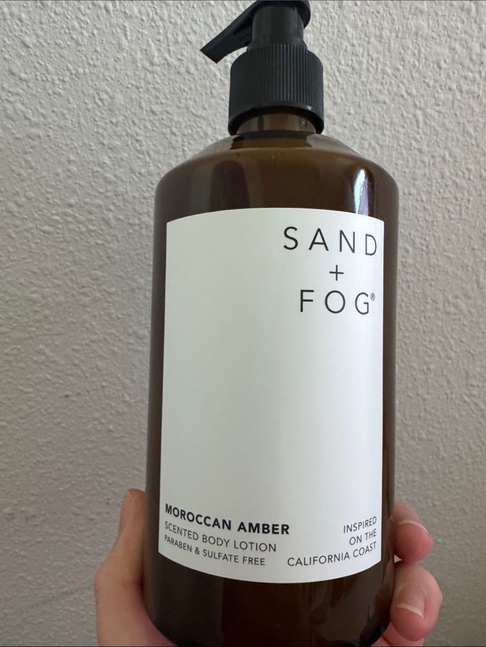 Sand + Fog Moroccan Amber Scented Body Lotion — New